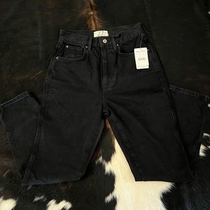 Free People High Rise straight jeans
